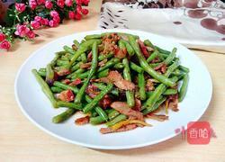 叉烧炒豇豆的做法图解6