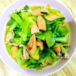 莴苣火腿炒肉的做法[图]