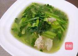 小白菜汤的做法图解7