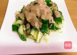 麻酱拌黄瓜的做法图解3
