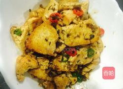小炒豆腐的做法图解3