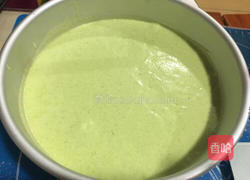 菠菜戚风蛋糕的做法图解10