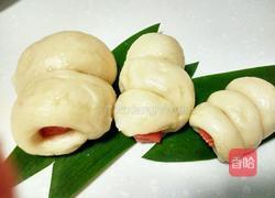 奶香袖珍烤肠卷的做法图解4