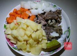 咖喱牛肉芝士的做法图解1