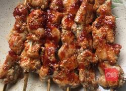 电饼铛烤鸡肉串的做法图解11