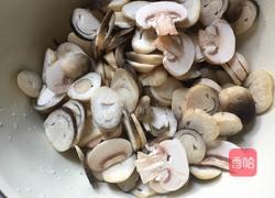 双菇荠菜羹的做法图解1