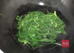 双菇荠菜羹的做法图解3