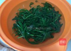 双菇荠菜羹的做法图解4