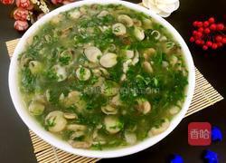 双菇荠菜羹的做法图解11