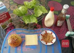 Illustration of how to make hamburgers in spring 5