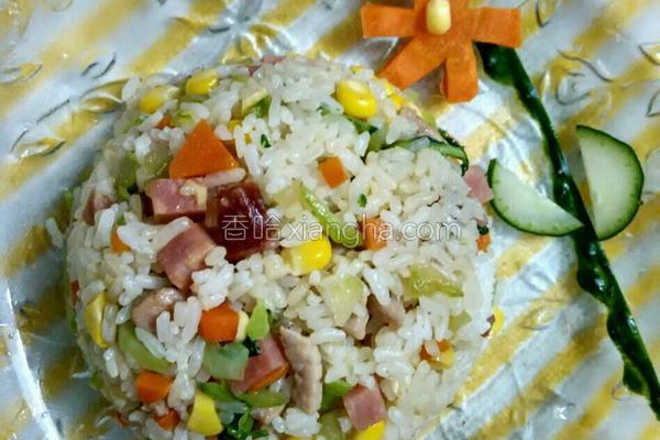 春芥胡萝卜玉米香饭