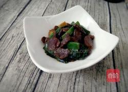 蒜苗炒牛肉的做法图解6