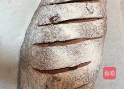 不加糖的可可干果面包的做法图解5
