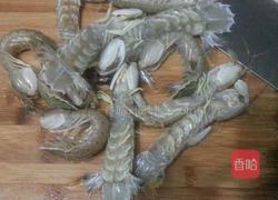 白煮虾菇的做法图解1