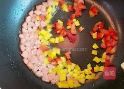 三色炒饭的做法图解4