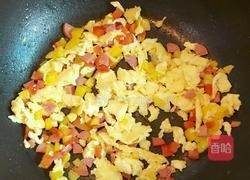三色炒饭的做法图解5