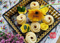 小麦胚芽花朵馒头的做法图解10