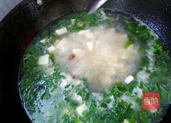 荠菜豆腐汤的做法图解11