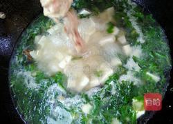 荠菜豆腐汤的做法图解12