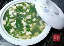 荠菜豆腐汤的做法图解18