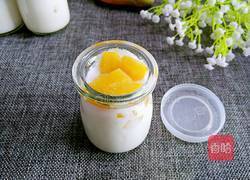 自制黄桃酸奶的做法图解7