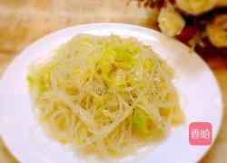 卷心菜拌粉丝的做法图解6