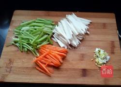 香芹炒米粉的做法图解4