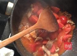  西红柿炒蒜苔的做法图解2