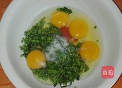香椿煎鸡蛋的做法图解3