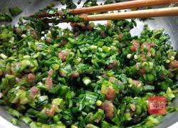 韭菜肉包子的做法图解4