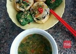 糯米酿豆腐菜包的做法图解7
