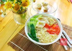 油渣肉末馄饨面的做法图解12