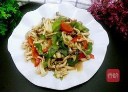 烩双菇的做法图解7