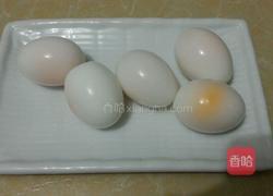 鸭蛋蒸丸子的做法图解3