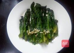 香菇扒莴苣叶的做法图解6