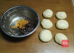 纯手工肉松红豆馅面包的做法图解4