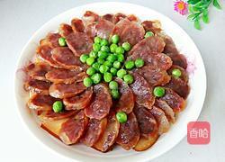 腊肠蒸鸡蛋干的做法图解7