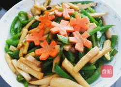 蚝汁青椒杏鲍菇的做法图解8