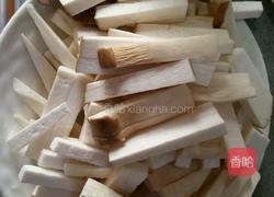 蚝汁青椒杏鲍菇的做法图解1