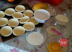 Mango Egg Tart Recipe Illustration 1