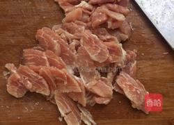 豌豆炒肉片的做法图解3