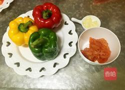 缤纷彩椒鸡肉片的做法图解1