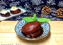 肉桂奶油酒梨
