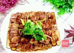 鸡蛋干蒸腊肠的做法图解7