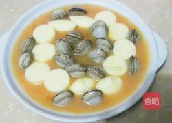 蛤蜊蒸蛋（日本豆腐）的做法图解7