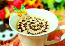 巧克力芒果拉花酸奶杯的做法图解21