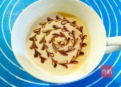 巧克力芒果拉花酸奶杯的做法图解12