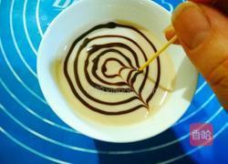 巧克力芒果拉花酸奶杯的做法图解14