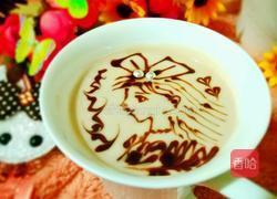 巧克力芒果拉花酸奶杯的做法图解22