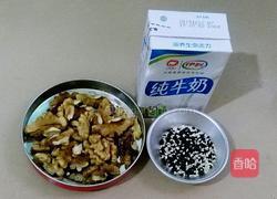 奶香核桃芝麻露的做法图解1